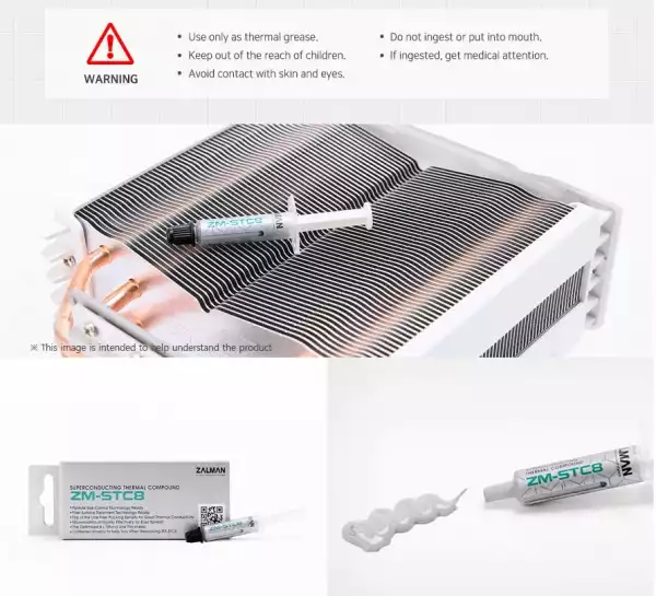 Zalman термо-паста Thermal compound STC8 - 8.3W/mK 1.5g - ZM-STC8