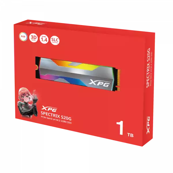 1TB XPG S20G M2 PCI GEN3 RGB