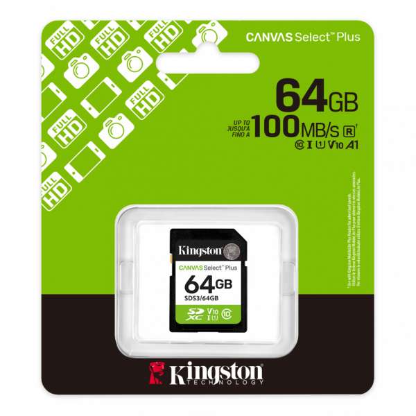 64G SD KINGST SDS3