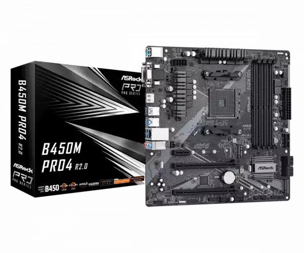 ASROCK B450M PRO4 R2.0 / AM4