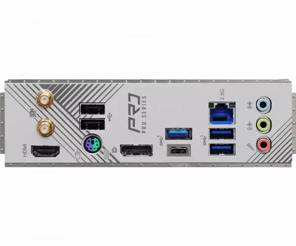 ASROCK MB Desktop B760M Pro RS Wi-Fi (S1700, 4x DDR4, 2x PCIe 4.0 x16, 1x PCIe 4.0 x1, 1x Hyper M.2 PCIe Gen4x4, 4x SATA3, 2x USB-C, 5x USB 3.2, 6x USB 2.0, 1xRJ-45 2.5GB, 2x 802.11ax Wi-Fi, 1x HDMI, 1x DP, 7.1 HD Audio, micro ATX.