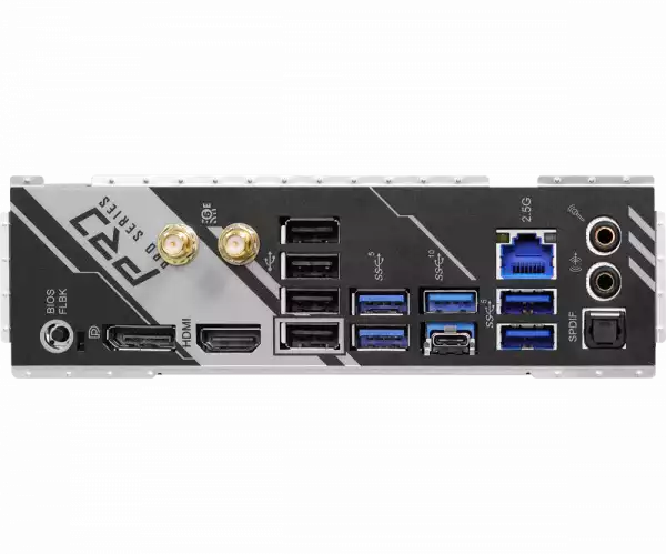 ASROCK MB Desktop X670E Pro RS, AM5, 4x DDR5, 1x PCIe 5.0 x16, 2x PCIe 4.0 x1, 6x SATA3, 3x Hyper M.2 (PCIe Gen4x4), 1x Blazing M.2(PCIe Gen5x4), 7.1 CH HD Audio, 1x HDMI, 1x DisplayPort, 2.5G LAN, Wi-Fi, BT