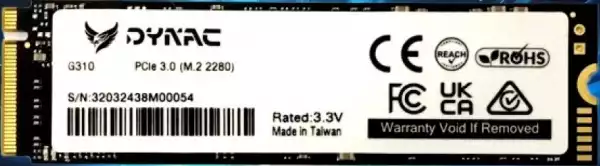 DYNAC G310 512G M2 GEN3X4 DYNAC G310 512G M2 GEN3X4