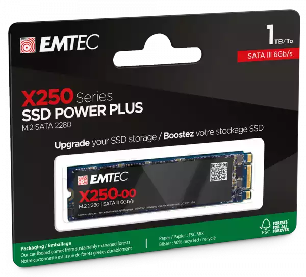 EMTEC SSD X250 1TB M2 SATA EMTEC SSD X250 1TB M2 SATA