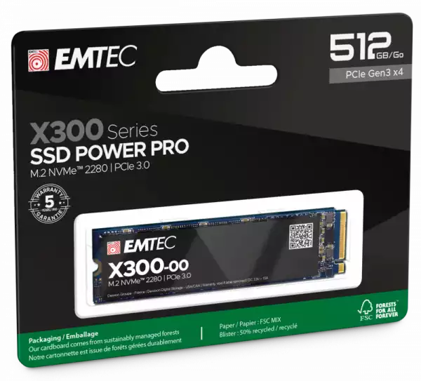 EMTEC X300 512G M2 PCIE3