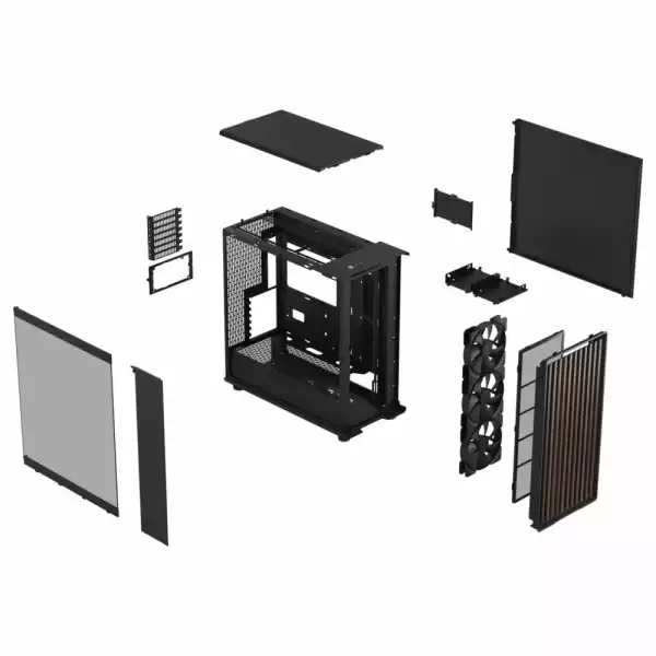 FD NORTH XL CHARCOAL BLACK TG FD NORTH XL CHARCOAL BLACK TG