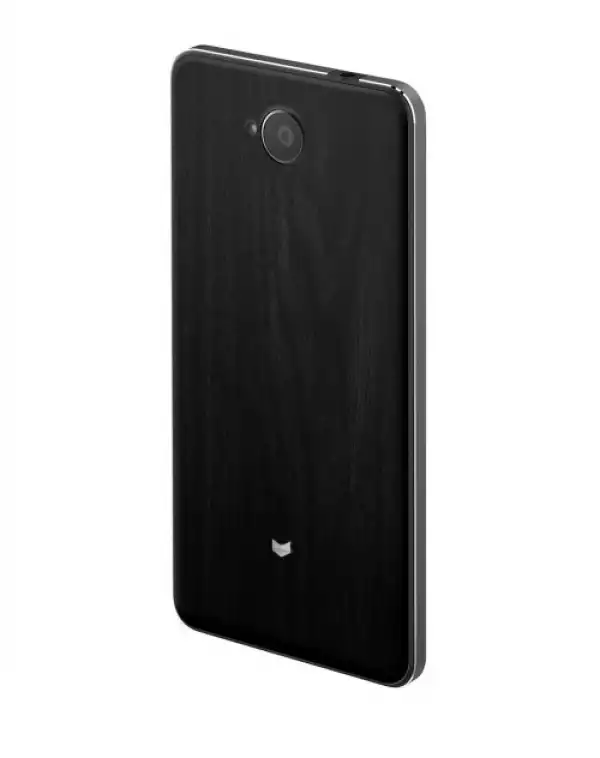 MS LUMIA 650 FLIP CVR BLK WOOD