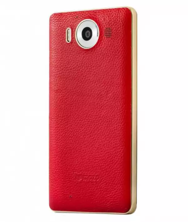 MS LUMIA 950 BACK COVER RD/GLD