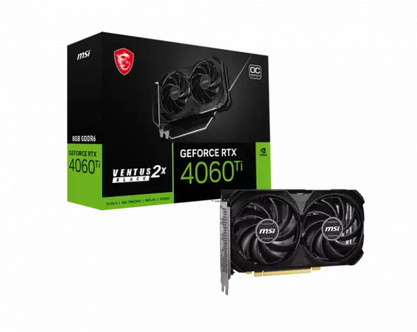 MSI RTX4060TI 8 VEN 2 BK E1 OC