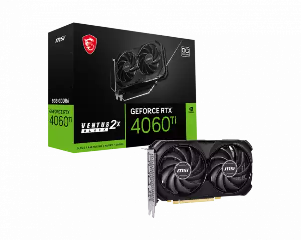 MSI RTX4060TI VENT 2X BK 8G OC
