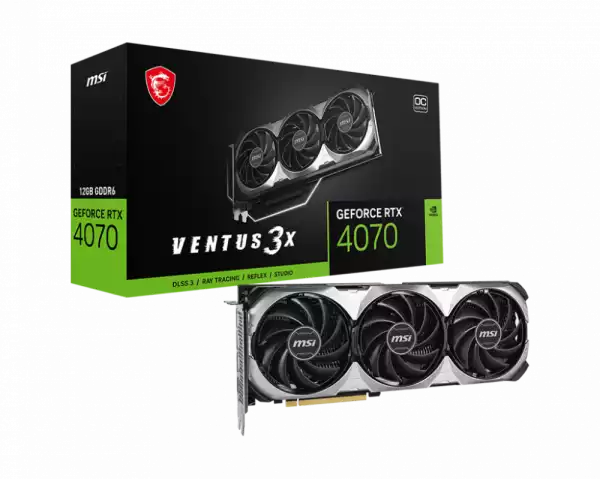 MSI RTX4070 VENTUS 3X E1 12 OC