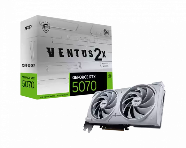 MSI RTX5070 12 VENTUS 2C OC WH