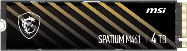 MSI SSD SPATIUM M461 4T PCIE 4 MSI SSD SPATIUM M461 4T PCIE 4