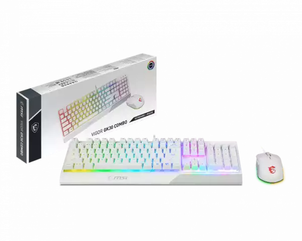 MSI VIGOR GK30 COMBO WHITE US