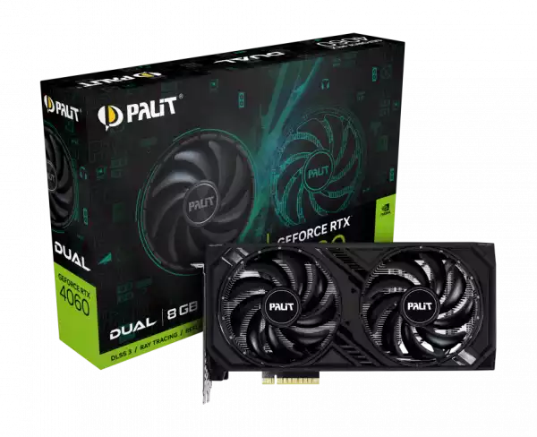PALIT RTX4060 DUAL 8GB GDDR6