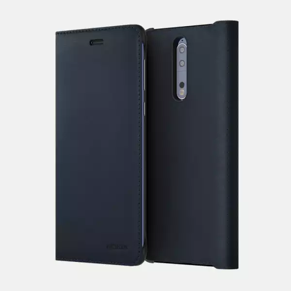 Смартфон NOKIA 8 LEATHR FLIP BLU CP-801
