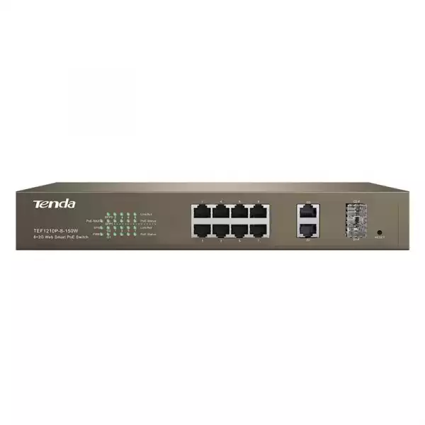 SWITCH TENDA TEF1210P 8P POE SWITCH TENDA TEF1210P 8P POE
