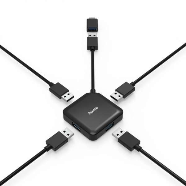 USB 3.0 HUB /4 P+1 USB-C ADAPT