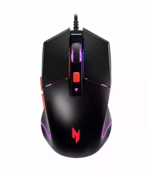 Acer Nitro Mouse NMW100 Black, Up to 7200 dpi, Wired, 6 buttons, Retail Pack