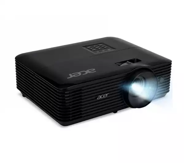 Acer Projector X1128H, DLP, SVGA (800x600), 4800 ANSI Lumens, 20 000:1, 1.1x, 3D ready, 40 degree Auto keystone, ACpower on, HDMI 1.4, VGA, RCA, USB(Type A), Audio in, Speaker 3W, 2.7kg, 2Y, Black