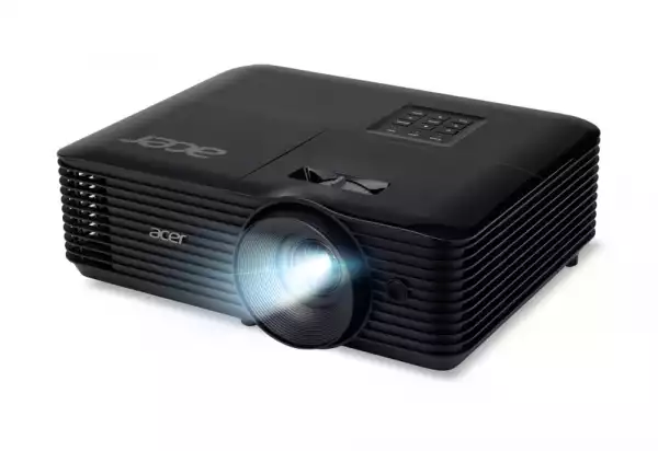 Acer Projector X119H, DLP, SVGA (800x600), 4800 ANSI Lumens, 20 000:1, 1.1x, 3D ready, HDMI 1.4, VGA, DC Out (5V/2A, USB-A), RCA, Audio in, Speaker 3W, Bluelight Shield, Sealed Optical Engine, LumiSense, 2.7kg, 2Y, Black