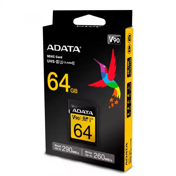 ADATA 64GB SDXC UHS-II U3 CLASS 10