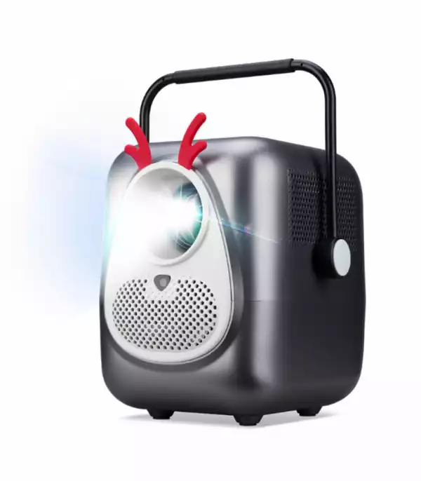 AOPEN Projector QF23s (Grey), LCD, LED Light Source, Full HD (1920x1080), 250 ANSI Lumens (6500 LED Lumens), 1000:1, Auto Focus, HDMI 2.0, HDMI 2.0 (HDCP) x 1, USB (Type A 2.0) x1 share output port, Speakers 2x3W,  (V 5.4, BT In/Out), 1.23 kg, Grey