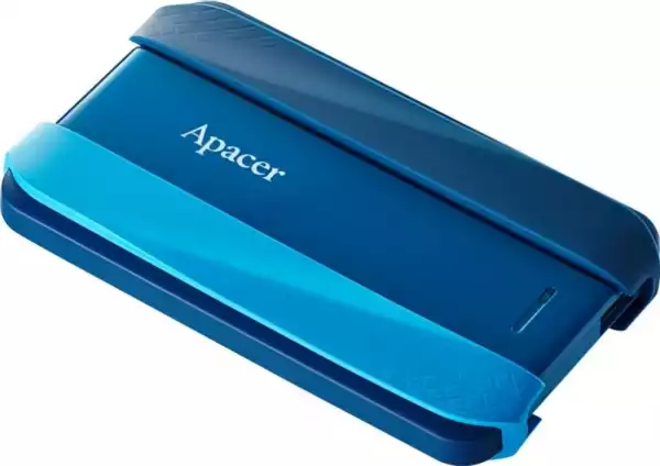 Apacer AC533, 2TB 2.5" SATA HDD USB 3.2 Portable Hard Drive Plastic / Rubber Vibrant blue