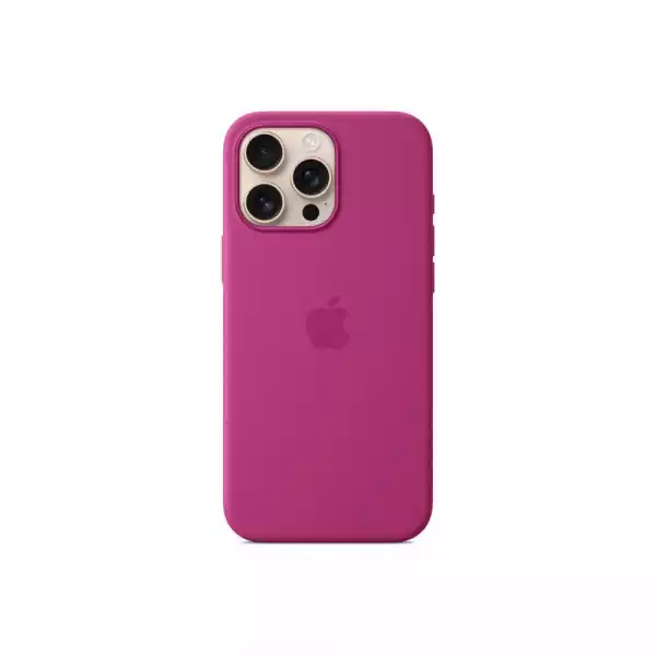 Apple iPhone 16 Pro Max Silicone Case with MagSafe - Fuchsia (Seasonal)