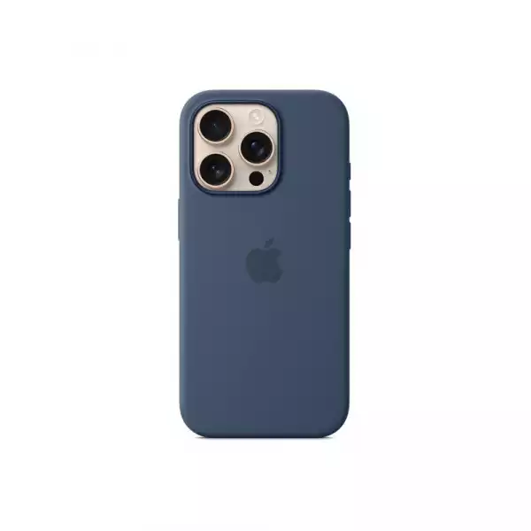 Apple iPhone 16 Pro Silicone Case with MagSafe - Denim