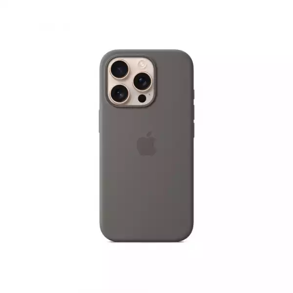 Apple iPhone 16 Pro Silicone Case with MagSafe - Stone Gray