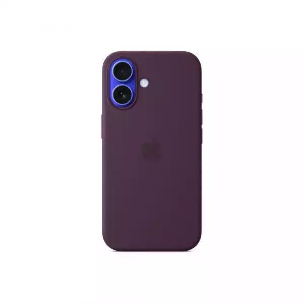 Apple iPhone 16 Silicone Case with MagSafe - Plum