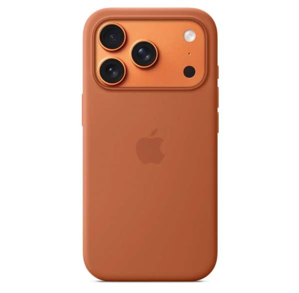 Apple iPhone 17 Pro Silicone Case with MagSafe - Terra Cotta