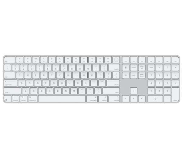APPLE Magic Keyboard Touch ID Numeric Keypad Bulgarian White Keys