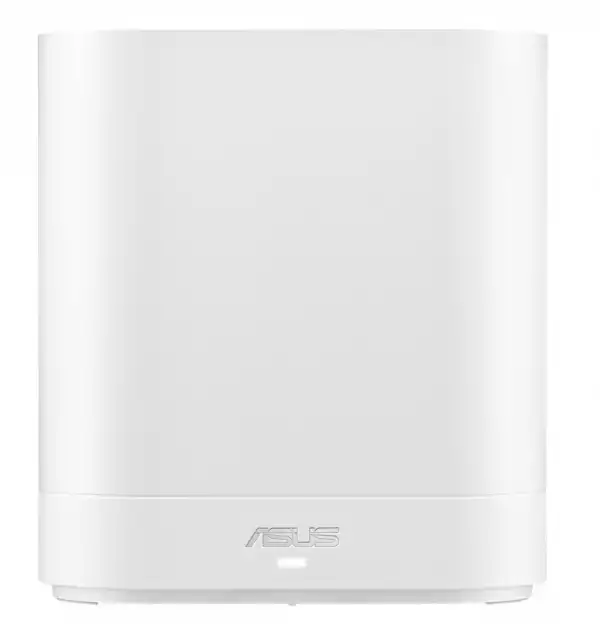 Asus Business Mesh WiFi system, ExpertWiFi EBM68 1PK, AX7800, Tri-Band, Quad-Core 1.7GHz CPU, 256MB/1GB Flash/RAM, 2.5G port, OFDMA, Beamforming, 8 SSIDs, customize guest portal, Commercial-Grade Network Security & VPN, wall mounting, White