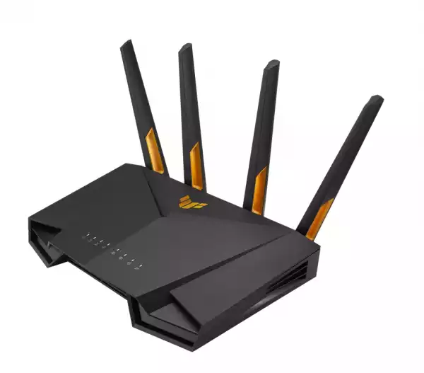 Asus Gaming Wireless Router, TUF Gaming AX3000 V2, AX3000, Dual-Band, Quad-Core 1.7GHz CPU, 256MB/512MB Flash/RAM, 2.5G port, AiProtection Pro, Adaptive QoS, VPN Fusion, IPTV, OFDMA, Beamforming, Link Aggregation, Port forwarding, Game Boost, AiMesh
