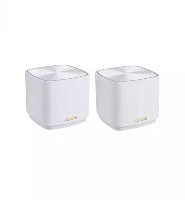 Asus Mesh WiFi, ZenWiFi XD5 2PK, AX3000, Dual-Band, coverage up to 360m2, Quad-Core 1.7GHz CPU, 128MB/512MB Flash/RAM, Gigabit, AiProtection Classic, Traditional QoS, VPN server/client, IPTV, OFDMA, Beamforming, AiMesh, White