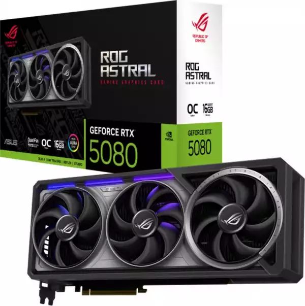 Asus ROG Astral GeForce RTX 5080 16GB GDDR7 OC