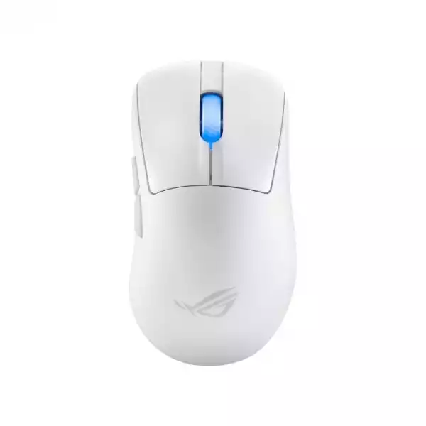Asus ROG Keris II Ace Wireless Gaming Mouse, 54g Lightweight, AimPoint Pro 42K Optical Sensor, Optical Micro Switches, SpeedNova Wireless, ROG Polling Rate Booster, Esports & FPS Gaming, White