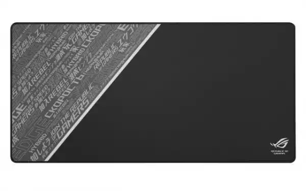 Asus ROG Sheath BLK LTD with extra-large, gaming-optimized cloth surface, anti-fraying stitched frame, and non-slip rubber base,Black