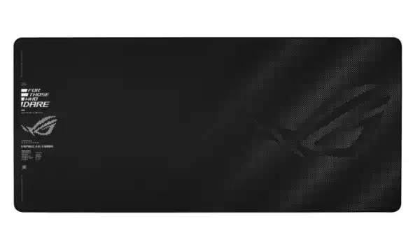 Asus ROG Sheath II XXL Gaming Mouse Pad, Advanced Cooling Fabric, Durable Anti-Fray Edges, Non-Slip Rubber Base, 400 x 900 x 3mm, Black