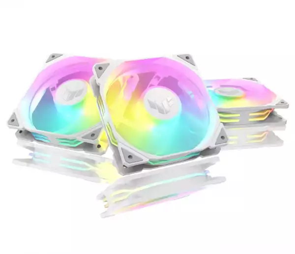 Asus TUF Gaming TR120 Reverse ARGB 3 Pack White Asus TUF Gaming TR120 Reverse ARGB 3 Pack White