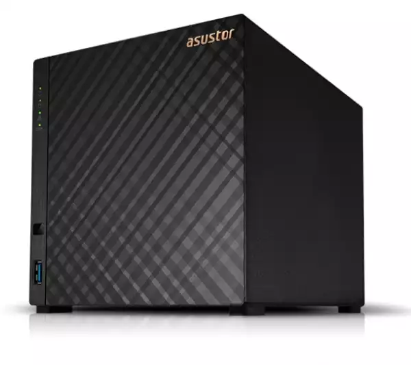Asustor AS1204T, 4 bay NAS, Realtek RTD1619B, Quad Core, 1.7 GHz, 1GB DDR4 (not expandable), 2.5GbE x1, 3 x USB 3.2 Gen 1, WOW (Wake on WAN), System Sleep Mode, Black Asustor AS1204T, 4 bay NAS, Realtek RTD1619B, Quad Core, 1.7 GHz, 1GB DDR4 (not expandable), 2.5GbE x1, 3 x USB 3.2 Gen 1, WOW (Wake on WAN), System Sleep Mode, Black