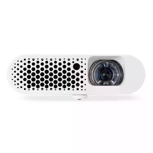 BenQ GS1 Portable, DLP, LED, 720p (1280x720), 100 000:1, 300 ANSI Lumens, 80"@@1.4m, HDMI, USB reader, microSD reader, Keystone, WiFi, BT 4.0, Speakers 2x2W, Amazon Alexa, 8000mAh Battery, 3D Ready, 0.57 kg, White