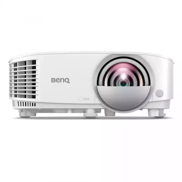 BenQ MX825STH, Short Throw, 81"@@1m, XGA 1024X768, 3500 AL, 20000:1, VGA, RCA, S-Video, 2xHDMI, Audio In/Out, Speaker 10W, USB (Type A) x1, LAN (RJ45) x1, 2.6 Kg, IEC62368, Optional interactive kit(PW02/PT12)