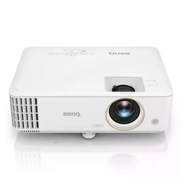 BenQ TH585, Low Input Lag Gaming Projector, DLP, 1080p (1920x1080), 3500 Lumens, 10000:1, Zoom 1.1x, 95% Rec.709, 6 segment Color Wheel, Game Mode, 16ms, 3D, 144Hz, VGA, HDMI x2, Audio in/out, VGA out, Speaker 10W x1, Lamp up to 15000 hours, 2.79 kg. BenQ TH585, Low Input Lag Gaming Projector, DLP, 1080p (1920x1080), 3500 Lumens, 10000:1, Zoom 1.1x, 95% Rec.709, 6 segment Color Wheel, Game Mode, 16ms, 3D, 144Hz, VGA, HDMI x2, Audio in/out, VGA out, Speaker 10W x1, Lamp up to 15000 hours, 2.79 kg.