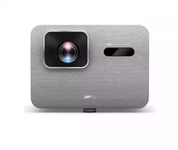 BenQ TK705STi Home Entertainment Projector, 4K UHD (3840x2160), 3000 ANSI lumens, 0.8 Throw Ratio, Auto Vertical Keystone, CinematicColor, Bluetooth 5.2, HDMI x2, USB-A, USB-C (PD 30W), 2x8W Speaker, OS Google TV, SmartRemote App, 3.8kg, Silver