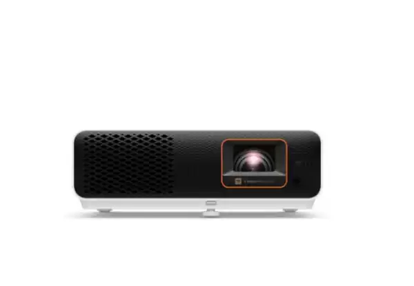 BenQ X500i Short Throw Console Gaming Projector, 4K UHD (3840x2160), 2200 ANSI lumens, 1.2x, 0.69~0.83 Throw Ratio, 3D, Vertical Keystone, BT 5.0, HDMIx2 (eARC 7.1 channel), 2x5W, Dolby Atmos, USB, USB-C, RS232, WiFi, SettingXchange App, 3.6kg, Black