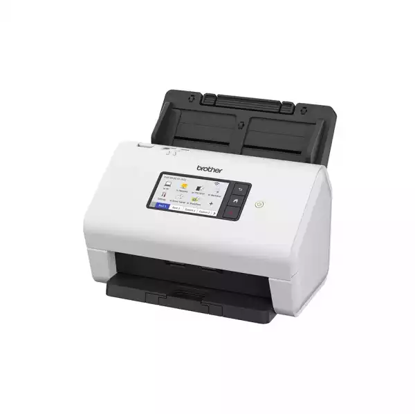 BROTHER ADS-4900W Document scanner Dual CIS Duplex A4 600x600dpi 60ppm mono/60ppm colour ADF 9000scans/d USB 3.0 LAN Wi-Fi