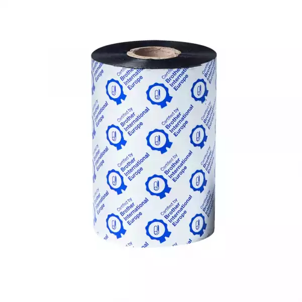 BROTHER PREMIUM WAX BLACK 110MM X 600M PK OF 6